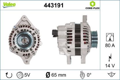 Alternator HONDA CIVIC VIII Hatchback (FN, FK) 1.4 (FK1) 2005