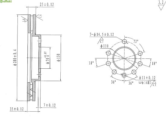 Brake Disc GENERAL MOTORS - 95526655
