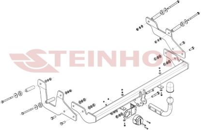 Trailer Hitch Fiat Doblo (tylko wersja CNG)