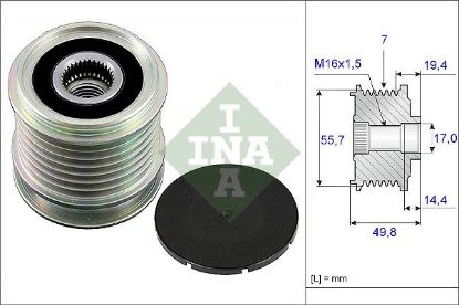 Alternator Freewheel Clutch MERCEDES-BENZ - 271 154 14 02