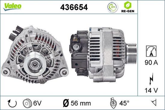 Alternator BERLINGO (MF), 406 Break (8E/F)