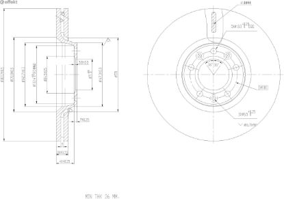 Brake Disc PSA - 4249.K0