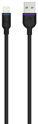 Laadimiskaabel USB-A - MFI Apple 1m, must, sync funkt.