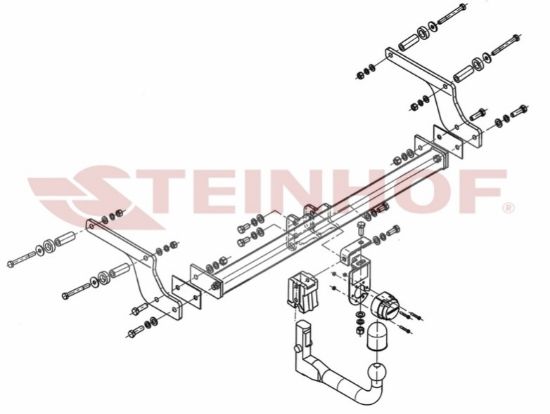 Trailer Hitch Opel Astra V (K) (5D)