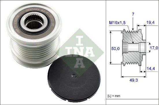 Alternator Freewheel Clutch MERCEDES-BENZ - 642 154 08 02