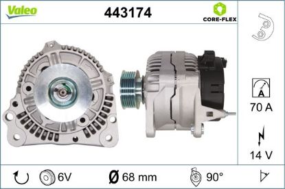 Alternator AUDI A2 (8Z0) 1.4 TDI 2003-11->2005-08