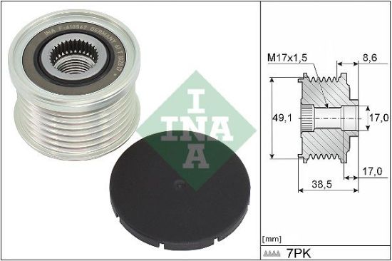 Alternator Freewheel Clutch RENAULT - 23 10 000 Q6K