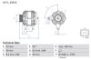 Alternator TRAFIC II Buss (JL), MASTER II Buss (JD)