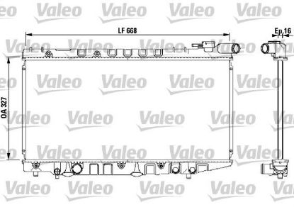 Radiator, engine cooling Corolla Radiator, engine cooling Corolla