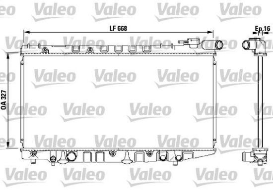 Radiator, engine cooling Corolla