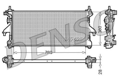 Radiator, engine cooling FIAT Ducato 2.2 JTD A/C100cv