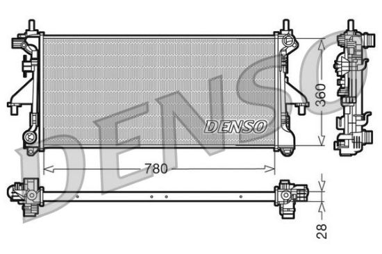 Radiator, engine cooling FIAT Ducato 2.2 JTD A/C100cv