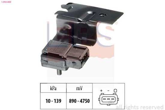 Air Pressure Sensor, altitude adaption Volvo - 9202701