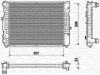 Radiator, engine cooling AUDI A4 1.6-1.8 20V-1.9 DI/TDI