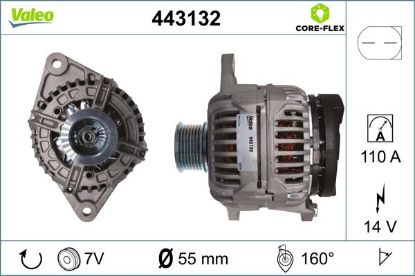 Alternator FIAT DUCATO Box (244_) 2.3 JTD 2002-04->