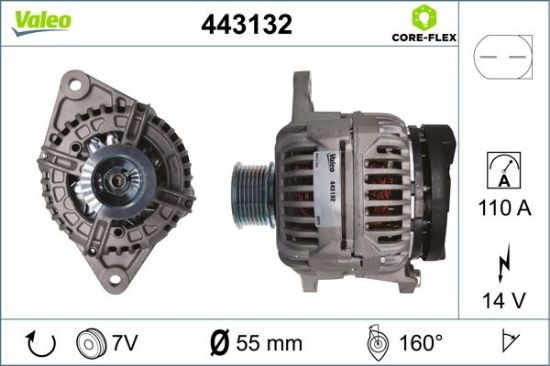 Alternator FIAT DUCATO Box (244_) 2.3 JTD 2002-04->