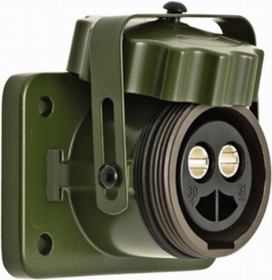 Socket NATO 2pin VG96917 Form E, IP X4, 35mm2