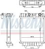 Radiator, engine cooling SKODA OCTAVIA III (5E) (13-) 2.0 TFSi