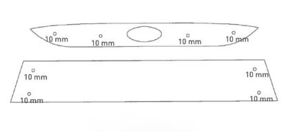 Trim/Protection Strip, radiator grille Ford S-Max 06-10