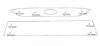 Trim/Protection Strip, radiator grille Ford S-Max 06-10