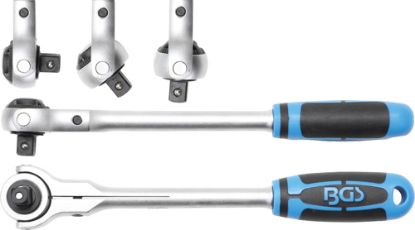 Reversible Ratchet Ball Head Ratchet, 1/2"