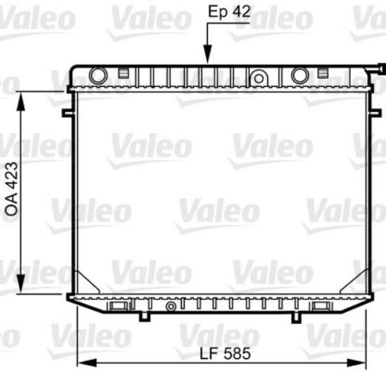 Radiator, engine cooling Opel Frontera