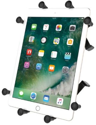 Mobile phone/PDA holder X-Grip 10" tahvlile L=159-205mm ümar plaat D63