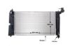 Radiator, engine cooling TOYOTA COROLLA 99-