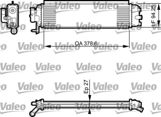 Radiator, engine cooling PSA