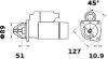 Starter MAHLE 4.0kW 24V