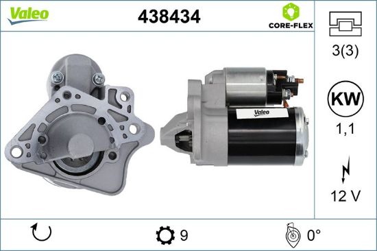 Starter DACIA LOGAN MCV (KS_) 1.6 16V (KS0L, KS0M, KS0P, K