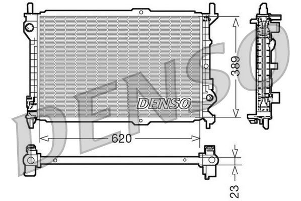 Radiator, engine cooling Ford Transit Connect