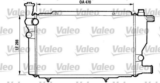 Radiator, engine cooling Peugeot 205 Gr/Gt/Sr