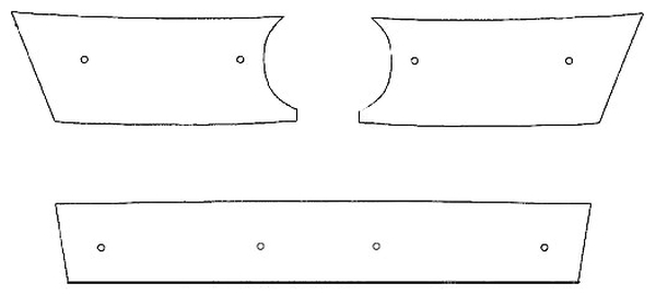 Trim/Protection Strip, radiator grille VW Passat 11-14