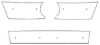 Trim/Protection Strip, radiator grille VW Passat 11-14