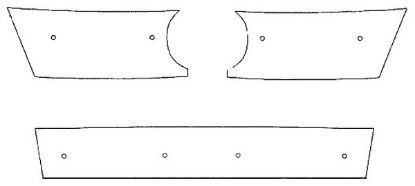 Trim/Protection Strip, radiator grille VW Passat 11-14