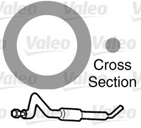 Gasket, coolant pipe Opel