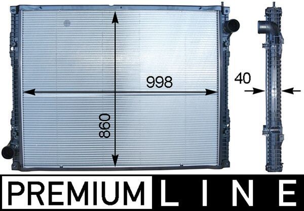 Radiator, engine cooling SCANIA R340-620