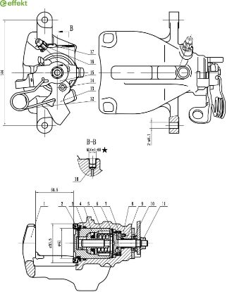 Brake Caliper PSA - 4401.L0