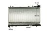 Radiator, engine cooling SUBARU FORESTER MT 2002-