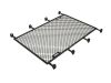 Luggage Rack, trailer hitch carrier Trail LoadNet M koormavõrk, 108x55cm