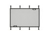 Luggage Rack, trailer hitch carrier Trail LoadNet M koormavõrk, 108x55cm
