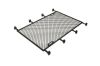 Luggage Rack, trailer hitch carrier Trail LoadNet M koormavõrk, 108x55cm