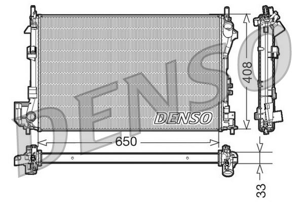 Radiator, engine cooling OPEL Signum / Vectra 2.2 i