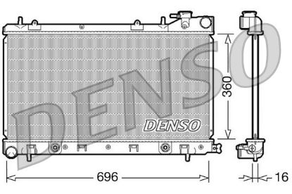Radiator, engine cooling SUBARU Forester 2.0i Aut. 06 Radiator, engine cooling SUBARU Forester 2.0i Aut. 06