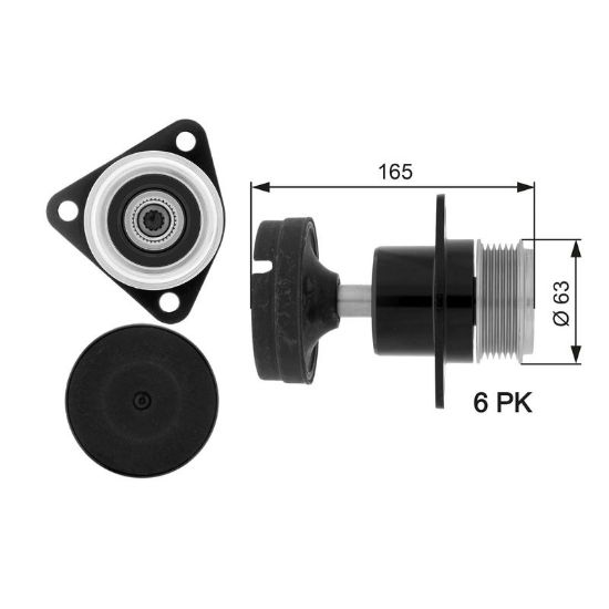 Alternator Freewheel Clutch FOCUS II, MONDEO IV ........