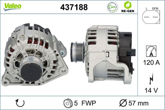 Alternator A4 (8EC, B7), PASSAT (3C2)