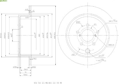 Brake Disc SUBARU - 26700-FG000