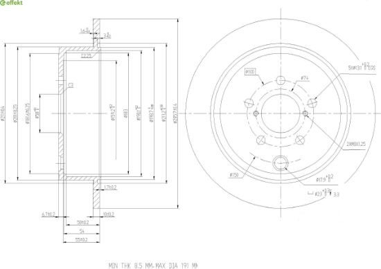 Brake Disc SUBARU - 26700-FG000