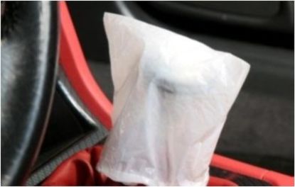 Hygiene protection film käigukangile, kummiga 500tk